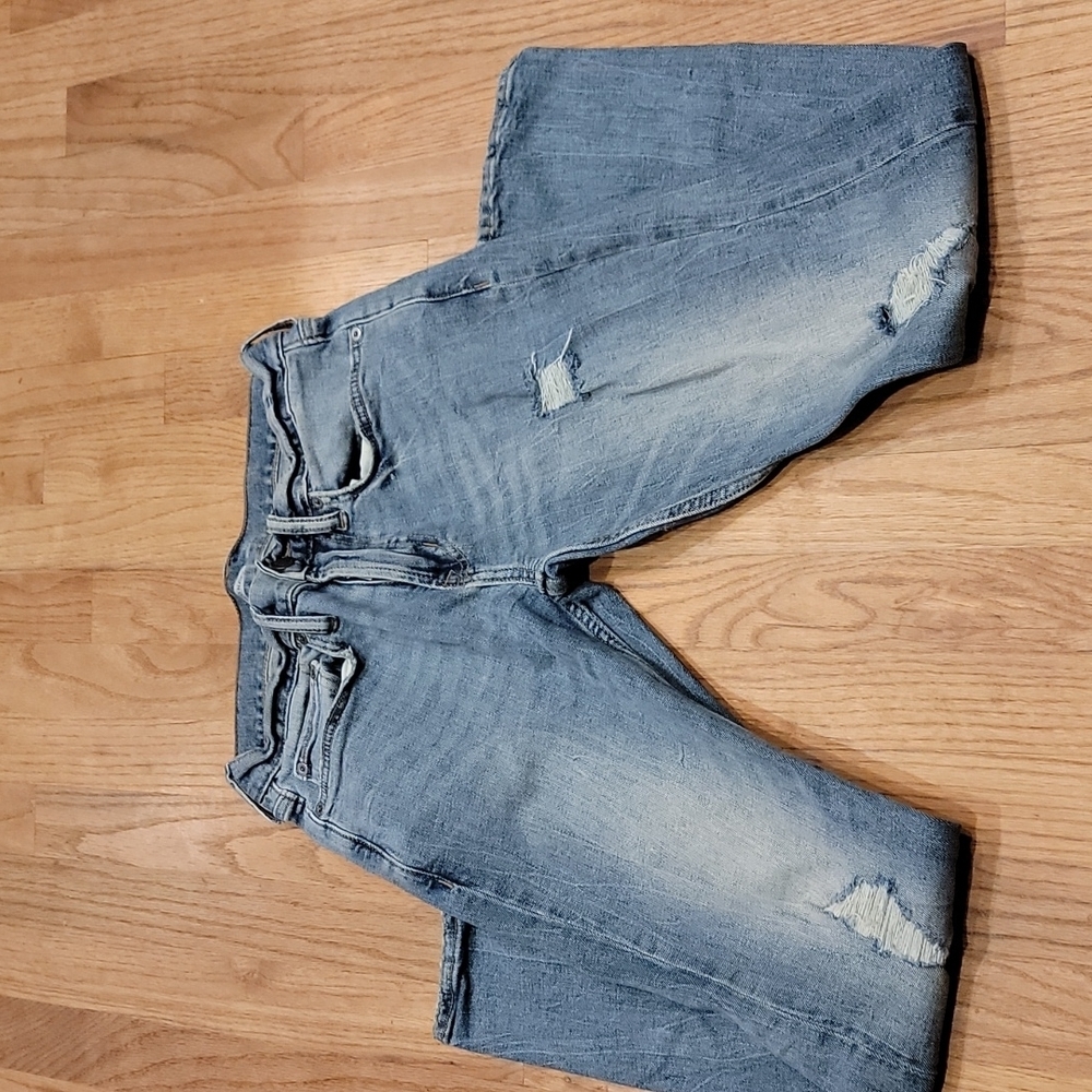 Old Navy Slim Flex Distressed Jeans